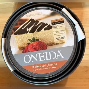 Oneida Non-Stick Springform Pan Set with Bonus Recipe